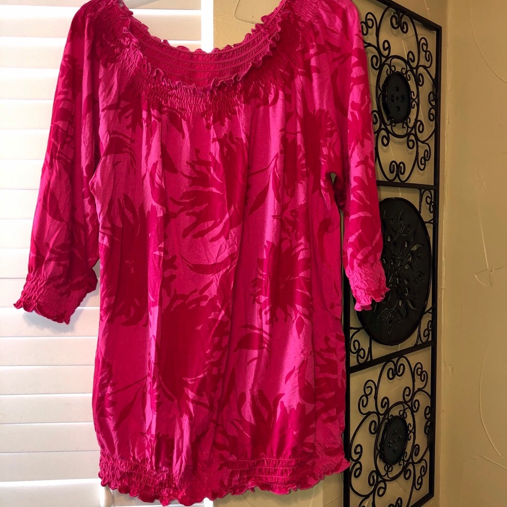 Lane Bryant | Off shoulder floral top